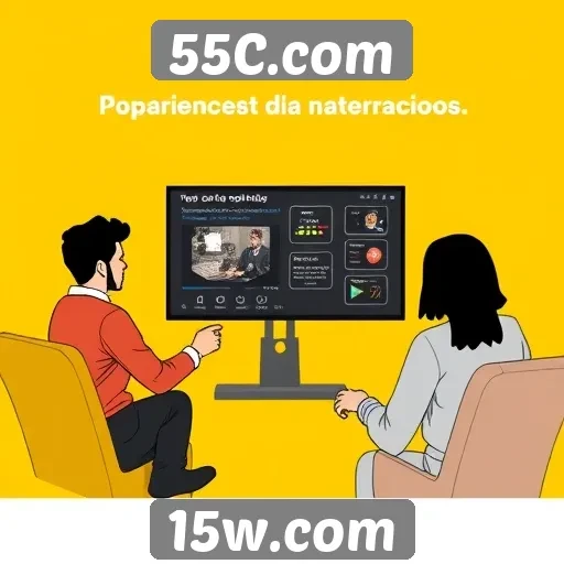 Novos recursos de interação no site 55C.com